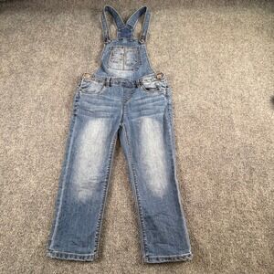 Blue Spice Denim Bib Overalls Girls 12‎ Blue Boho Y2K Cottagecore Classic Chores